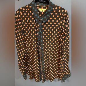 Biden polka dot blouse